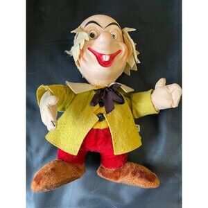 Vintage 1950s Disney‎ Alice in Wonderland Mad Hatter Gund Doll RARE